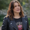 Home and Away S38 Stephanie Panozzo Black Jacket front view