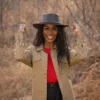 Iâ€™m a Celebrity S02 Ashley Roberts Jacket winter outfit