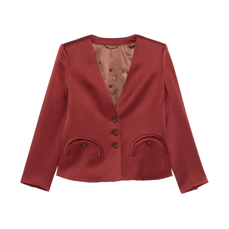 Imperfect Women Eleanor Red Blazer model style