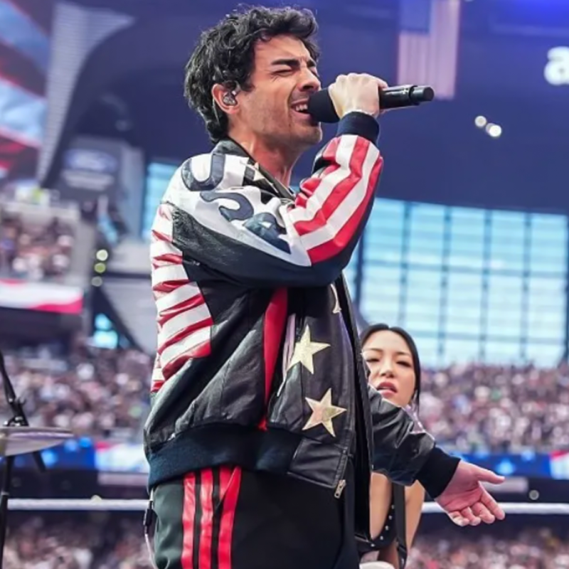WrestleMania 42 Joe Jonas Jacket outfit look