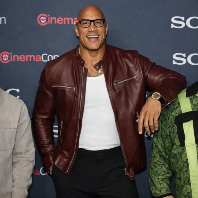 Jumanji Open World Photocall Dwayne Johnson Jacket front view