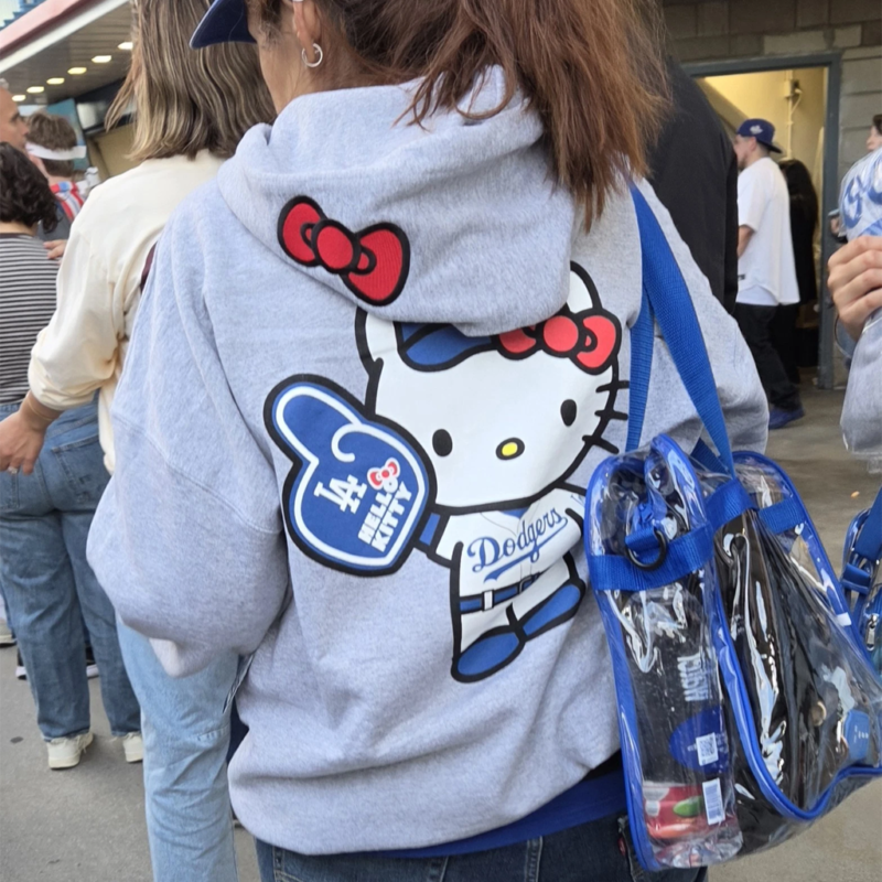 Dodgers Hello Kitty Hoodie fashion wear