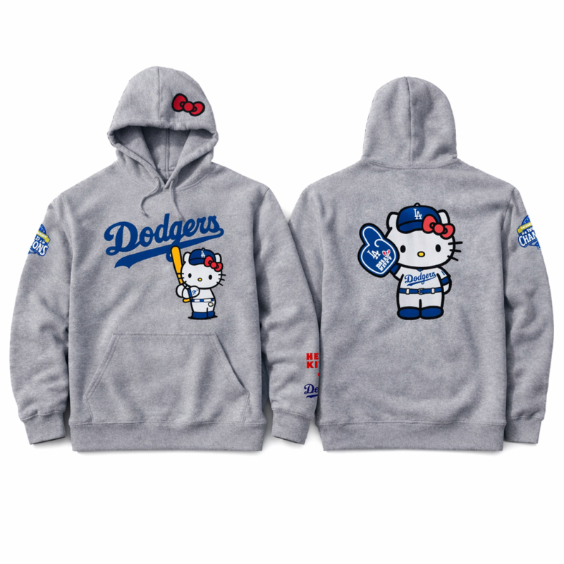 Dodgers Hello Kitty Hoodie outfit look