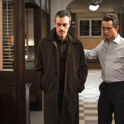 Law and Order S25 Vincent Riley Brown Coat front view