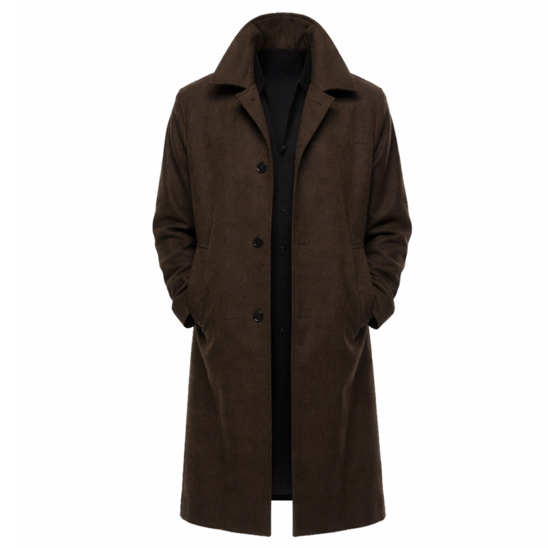 Law and Order S25 Vincent Riley Brown Coat model style