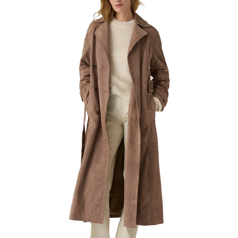 Law and Order SVU S27 Olivia Benson Brown Coat model style