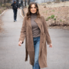 Law and Order SVU S27 Olivia Benson Brown Coat front view