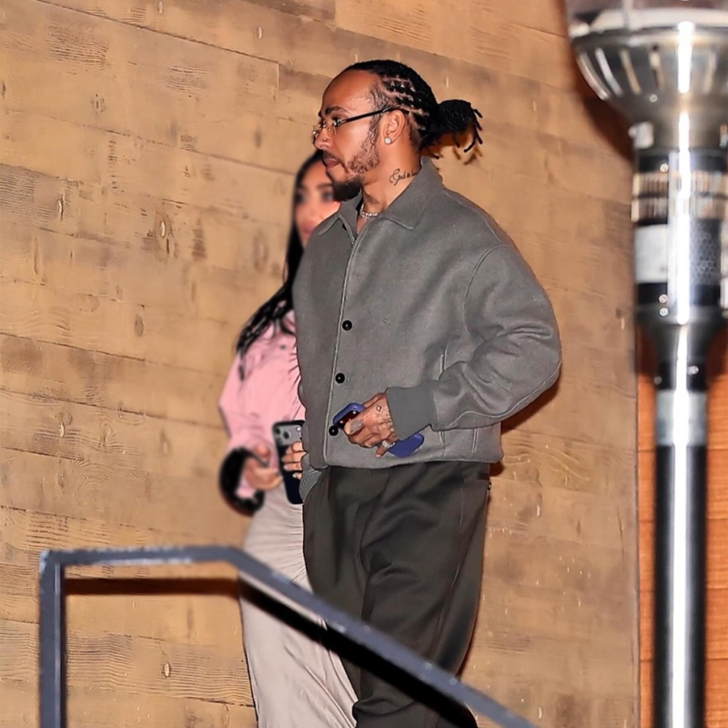 Dinner Date Lewis Hamilton Jacket outfit look