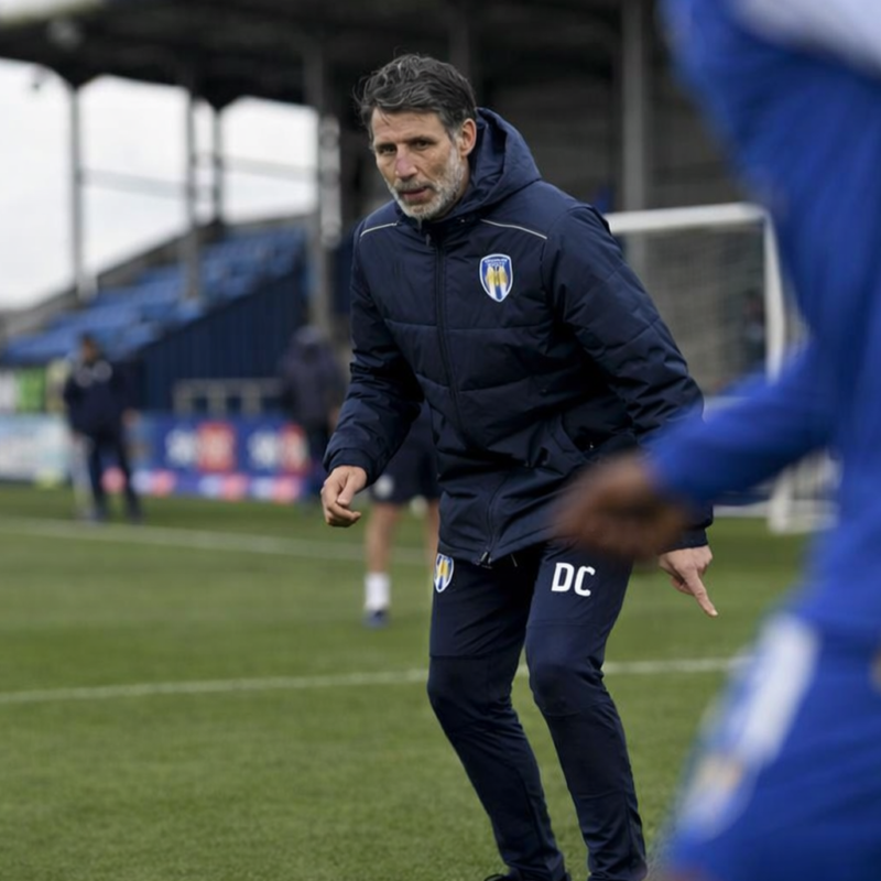 Manager Danny Cowley Navy Blue Jacket street style