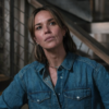 Marshals S01 Arielle Kebbel Blue Denim Jacket front view