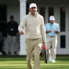 Master 2026 Scottie Scheffler Beige Hoodie front view