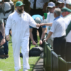 Masters 2026 Jason Kelce Jumpsuit outfit look