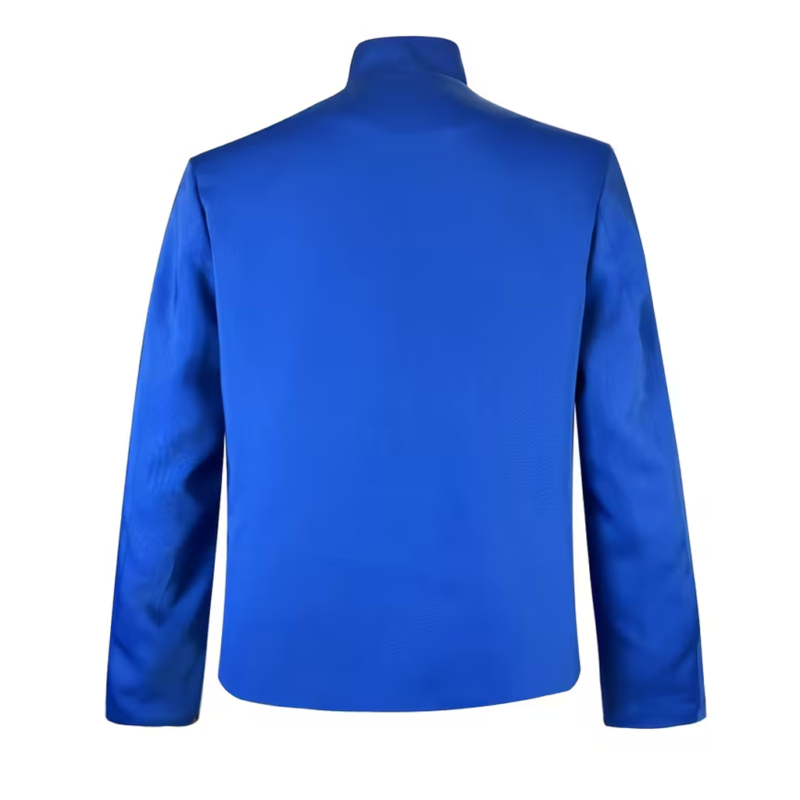 Michael 2026 Jaafar Jackson Blue Jacket fashion wear