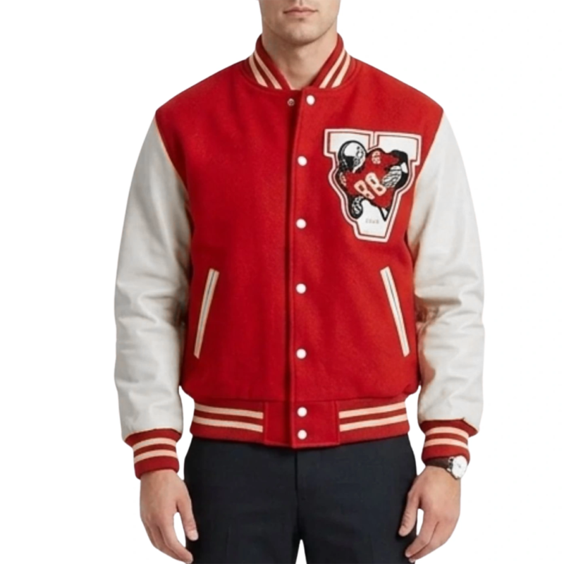 Michael 2026 Jaafar Jackson Varsity Jacket model style