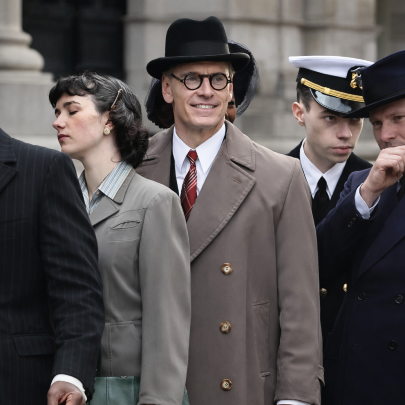 Kennedy Michael Fassbender Coat street style