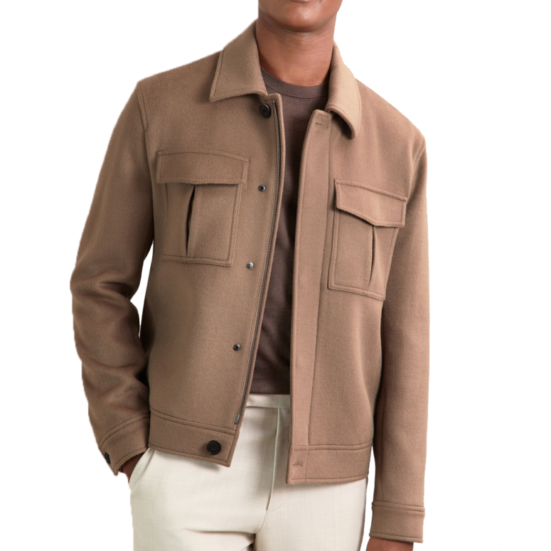 NCIS S23 Alden Parker Brown Jacket model style