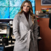 NCIS S23 Katrina Law Grey Coat front view