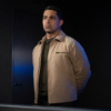 NCIS S23 Nick Torres Beige Jacket front view