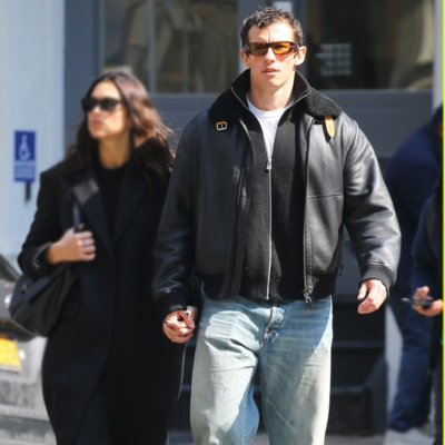 NYC Callum Turner Black Jacket front view