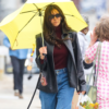 NYC Nina Dobrev Black Jacket front view