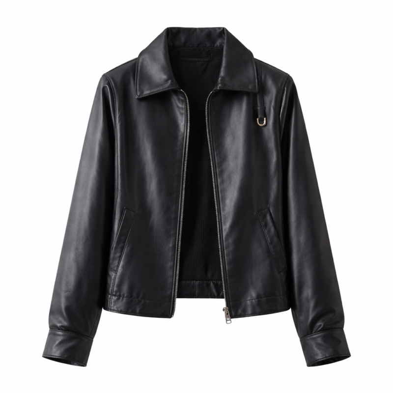 NYC Nina Dobrev Black Jacket model style