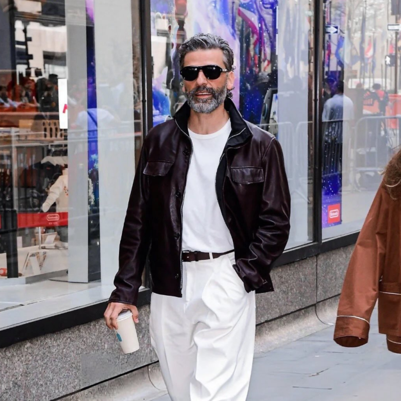 NYC 2026 Oscar Isaac Jacket outfit look