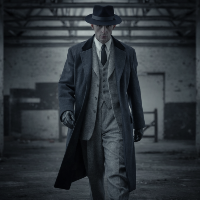 Peaky Blinders Jamie Bell Coat front view