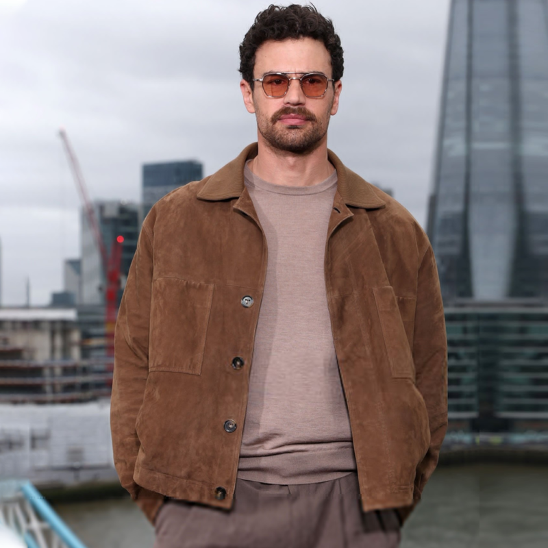 Promo Fuze 2026 Theo James Jacket outfit look