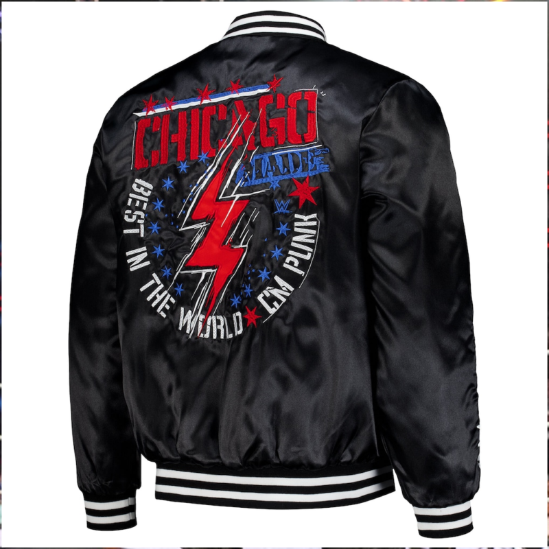 RAW 2026 CM Punk Bomber Jacket fashion wear