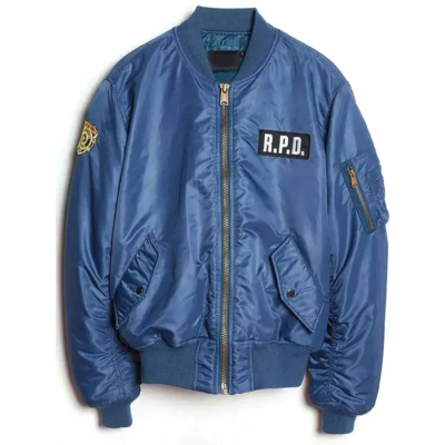Resident Evil 2 RPD Blue Jacket front view