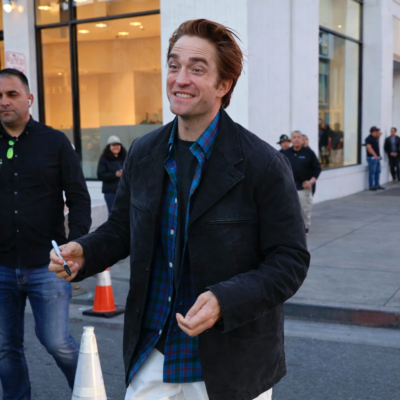The Drama Special Screening Robert Pattinson Black Blazer front view