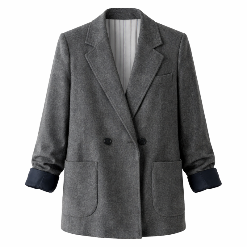 Rooster Charly Clive Grey Blazer model style