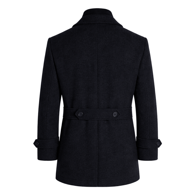 Rooster Phil Dunster Black Coat fashion wear