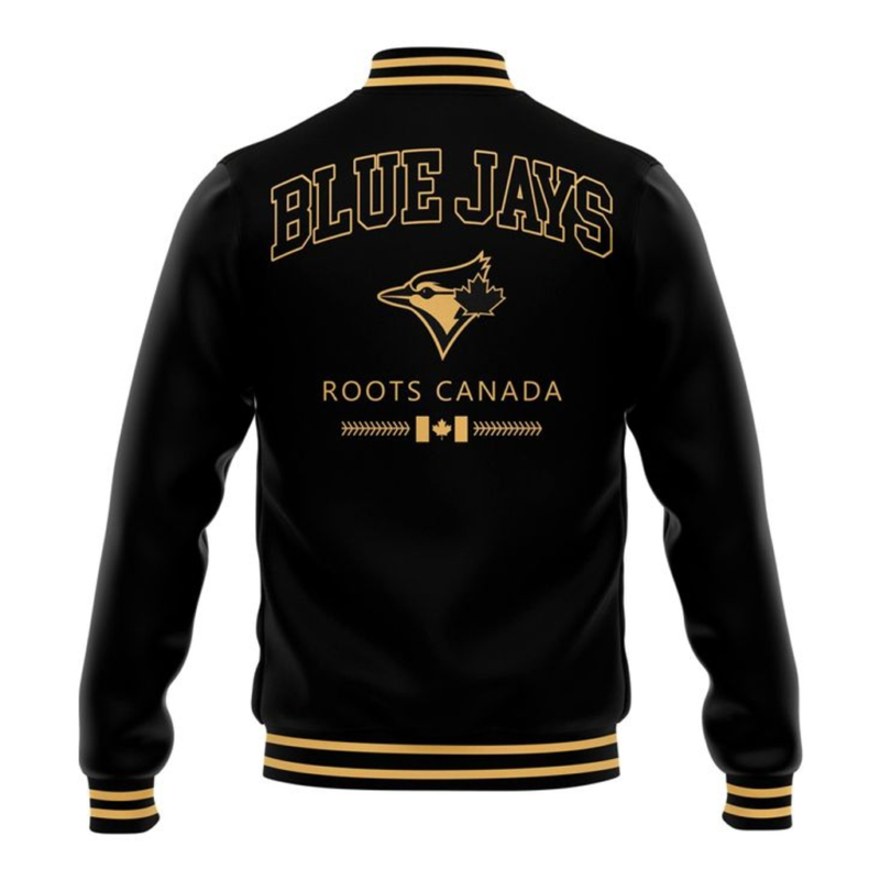 Roots Blue Jays 50th Anniversary Black Jacket fashion wear