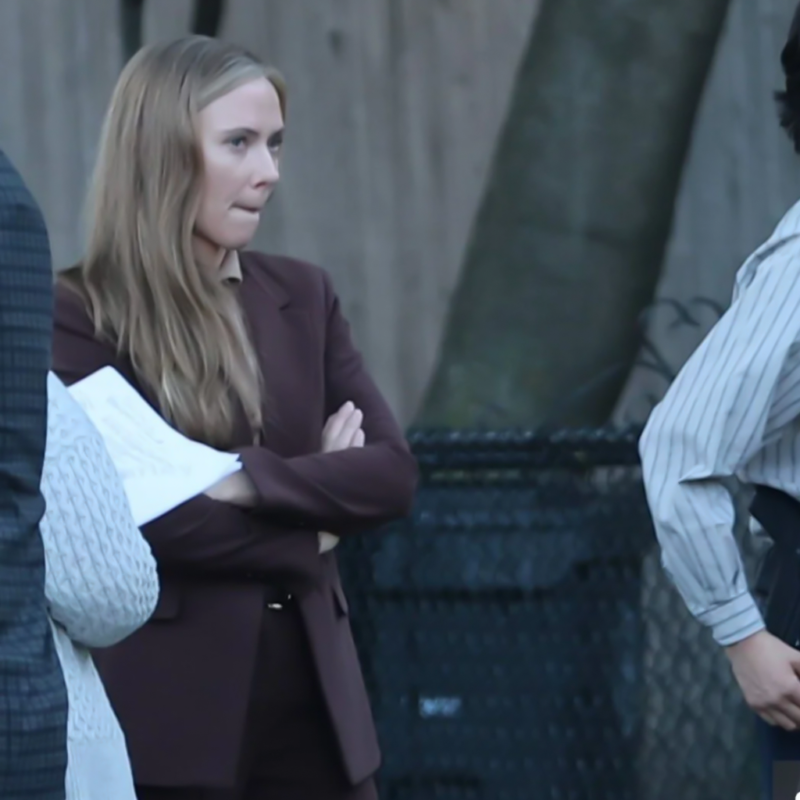 The Exorcist Scarlett Johansson Blazer street style