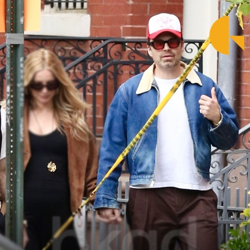 NYC 2026 Downtown Restaurant Sebastian Stan Jacket street style