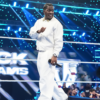 SmackDown 2026 Lil Yachty White Jacket outfit look