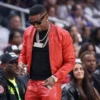 State Farm Arena Boosie Badazz Red Jacket outfit look