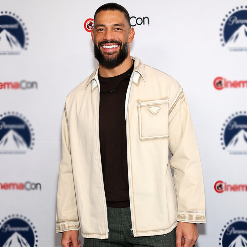 Street Fighters 2026 Event Roman Reigns Jacket outfit look