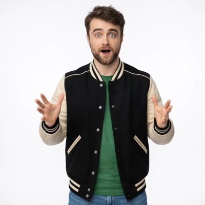 The Fall and Rise of Reggie Dinkins Daniel Radcliffe Jacket front view