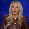 The Five S16 Host Kayleigh McEnany Maroon Jacket front view