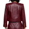 The Five S16 Host Kayleigh McEnany Maroon Jacket fashion wear