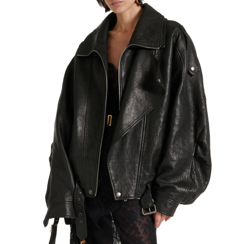 The Madison Beau Garrett Black Jacket model style