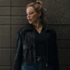 The Miniature Wife Elizabeth Banks Black Jacket front view