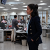 The Pitt S02 Meta Golding Blazer street style
