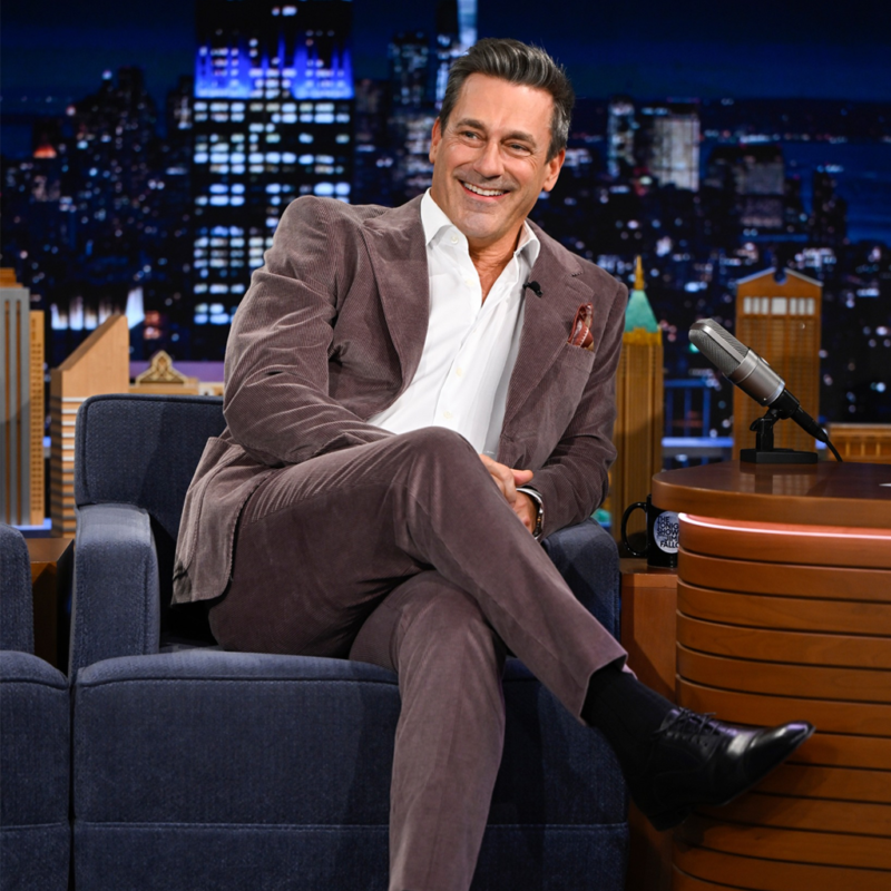 The Tonight Show Starring Jimmy Fallon S13 Jon Hamm Blazer street style