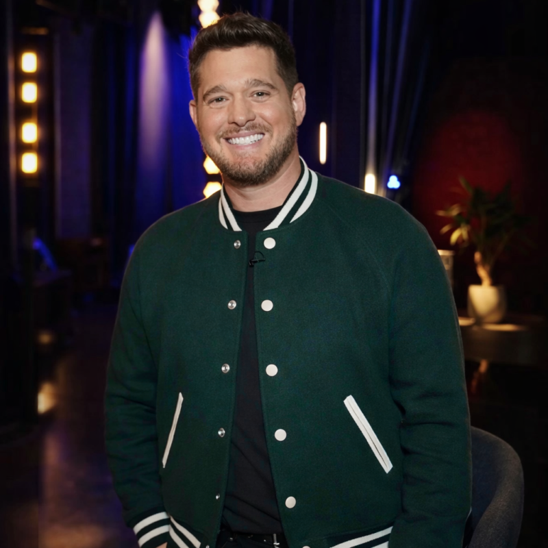 The Voice S29 Michael Buble Green Jacket fashion wear