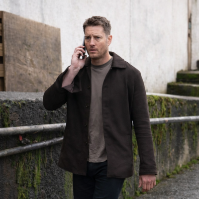 Tracker S03 Justin Hartley Brown Jacket front view