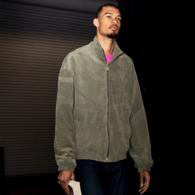 Victor Wembanyama Tunnel Walk Bomber Jacket
