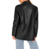 XO Kitty S03 Kitty Black Leather Blazer fashion wear